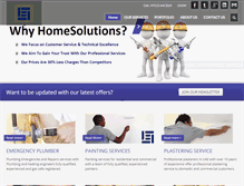 Tablet Screenshot of homesolutionsdubai.com